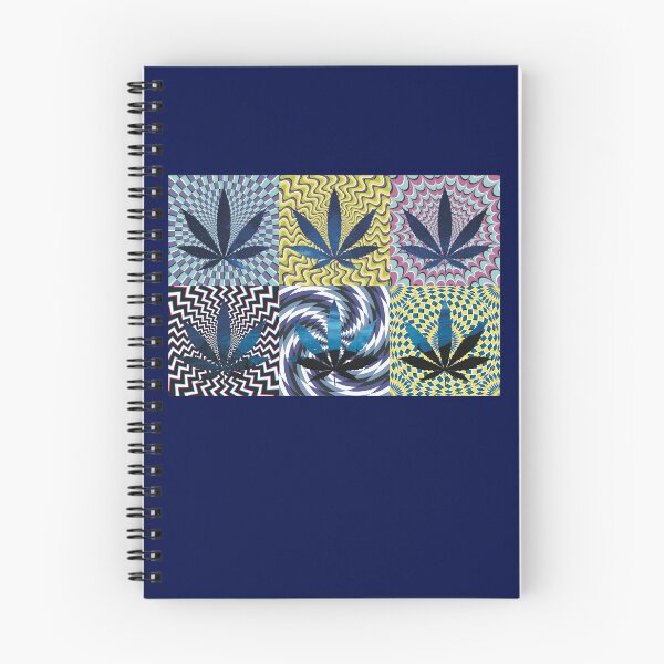 Item preview, Pot Leaf Pop Art with Retro Colorful Psychedelic Spirals with Space Pot Leaf designed and sold by YomeHayin.