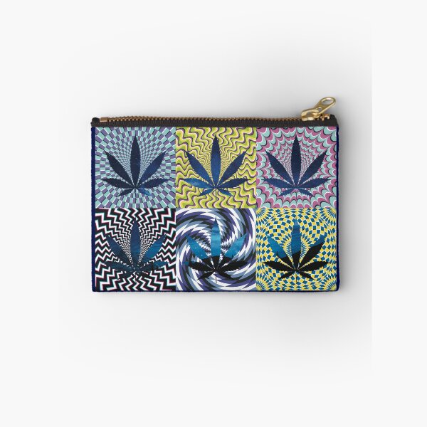 Item preview, Pot Leaf Pop Art with Retro Colorful Psychedelic Spirals with Space Pot Leaf designed and sold by YomeHayin.