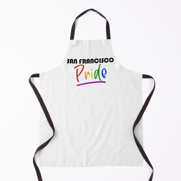 Item preview, San Francisco Pride in pride colors and black font designed and sold by NerdnGeekshop.