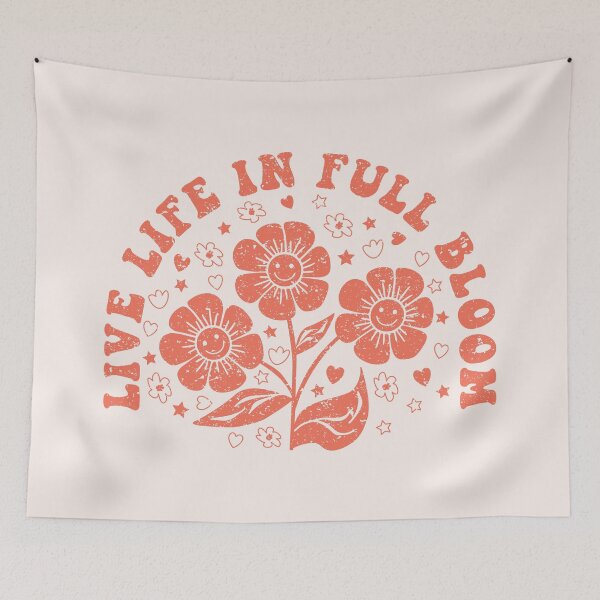 Item preview, Live Life in Full Bloom Groovy Flowers designed and sold by bolimj.