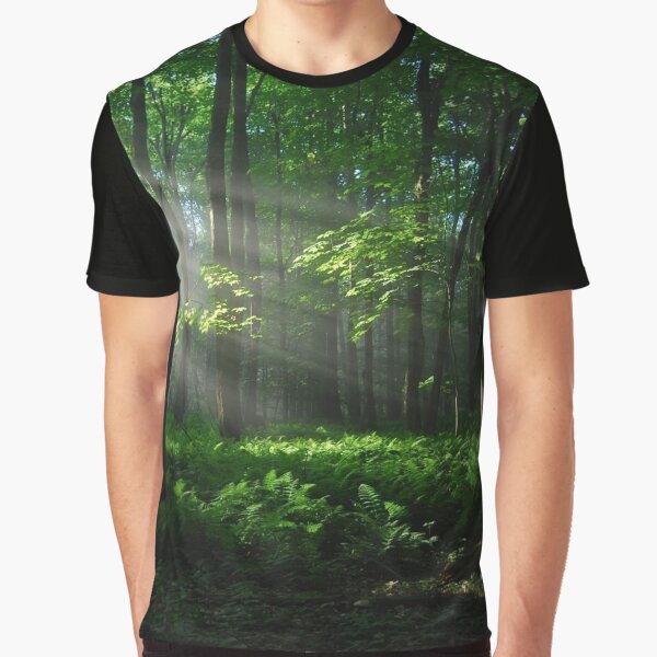 Lighted Forest Graphic T-Shirt