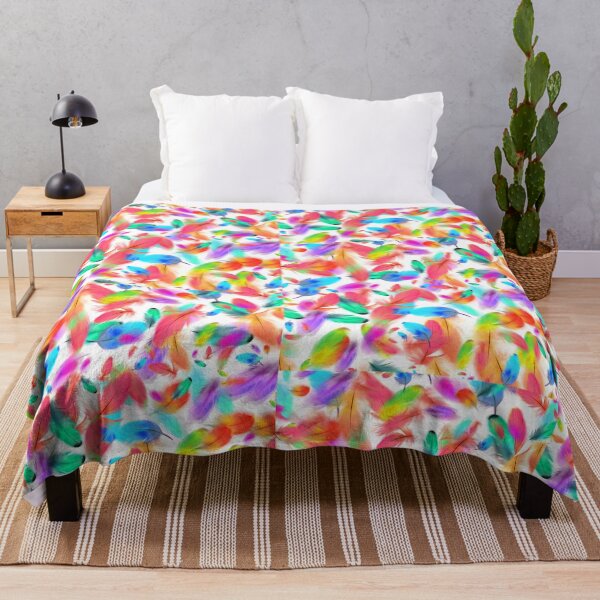 Item preview, Colorful Feather Pattern designed and sold by AnnoyedMouse.
