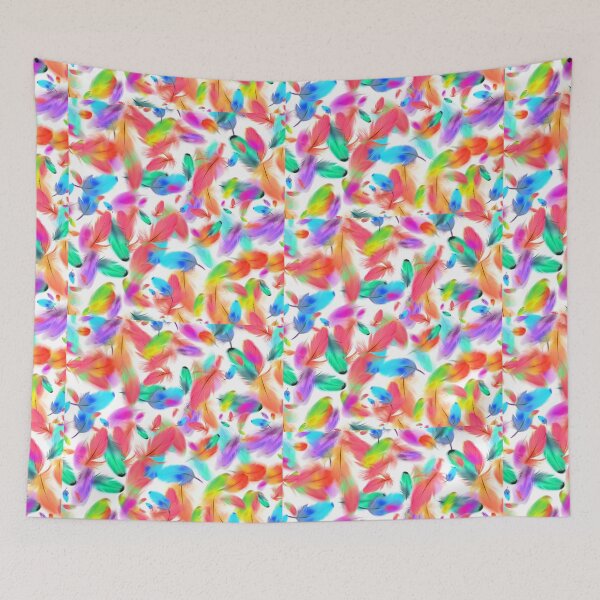 Item preview, Colorful Feather Pattern designed and sold by AnnoyedMouse.