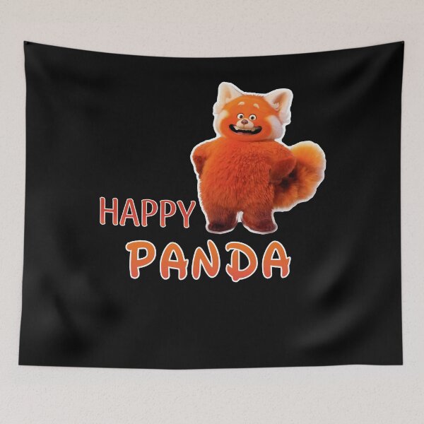 Item preview, Happy Panda Turnig Red designed and sold by OliveWilkinson.