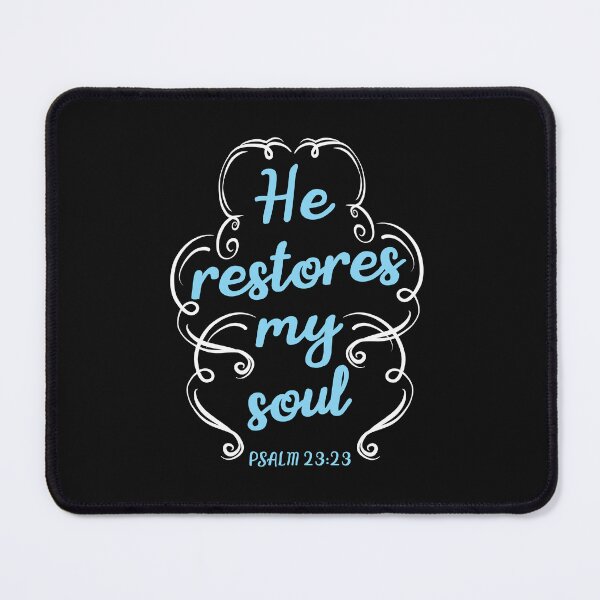 Item preview, He restores my soul | PSALM 23:23 designed and sold by I'm  Redz.