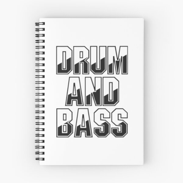 Item preview, Música Drum and Bass en blanco y negro designed and sold by RichTeeDesigns.