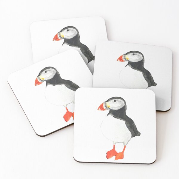 Item preview, Puffin bird watercolour designed and sold by Monika Howarth.