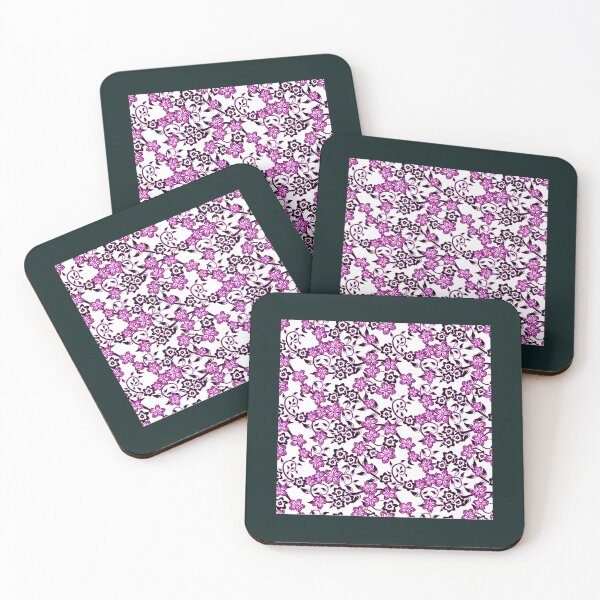 Item preview, batik flower pattern soft pink    designed and sold by ImpossibleC.