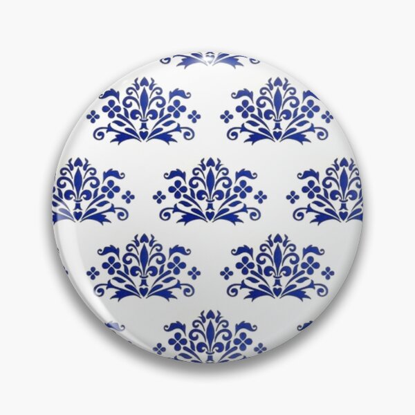 Item preview, Blue Eastern Europe Onion Pattern, Batik Flower Pattern Graphic  designed and sold by ImpossibleC.