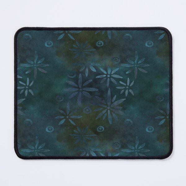 Item preview, Blue Flowered Batik Pattern Chiffon Top designed and sold by ImpossibleC.
