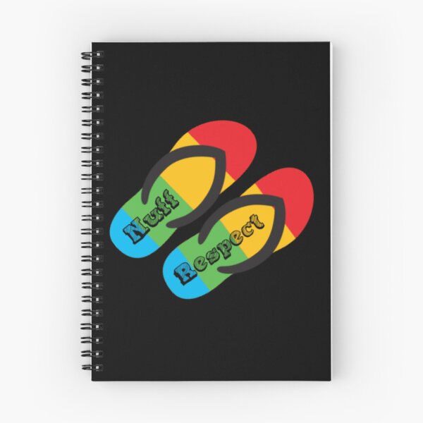Item preview, Pantuflas Nuff Respect designed and sold by Mr7Williams.