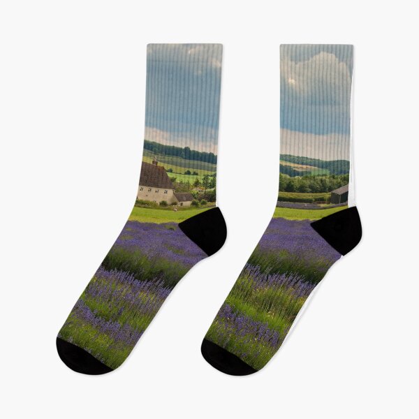 Item preview, Lavender Field Summer Flowers Cotswolds England designed and sold by AndyEvansPhotos.