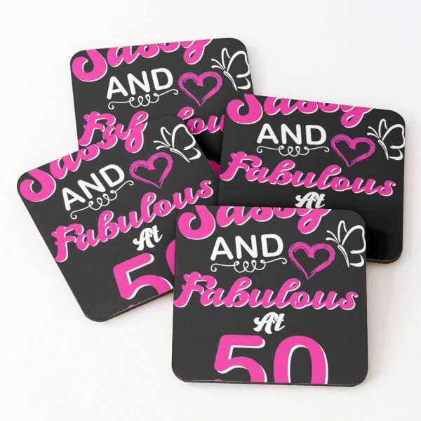 Item preview, 50th Birthday Gift Sassy & Fabulous 50 Year Old Funny Quotes . Classic . designed and sold by mckaneyaduke.