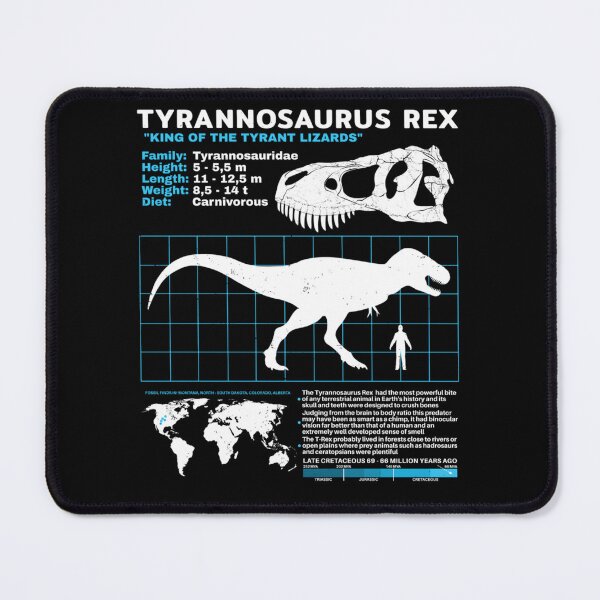 Item preview, Tyrannosaurus Rex data sheet Classic designed and sold by ElizabethMorel.