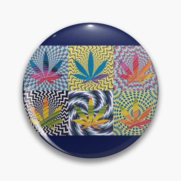 Artikelvorschau, Pot Leaf Pop Art with Retro Colorful Psychedelic Spirals with Colorful Paper Pot Leaf entworfen und verkauft von YomeHayin.