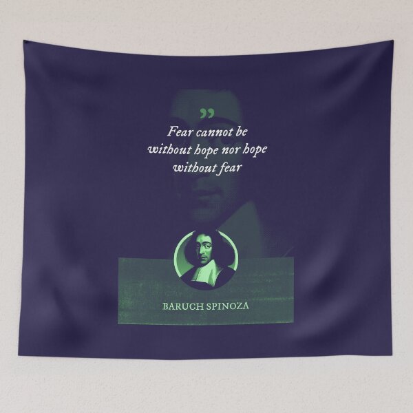 Item preview, Baruch Spinoza - Fear cannot be without hope nor hope without fear designed and sold by Syahrasi.