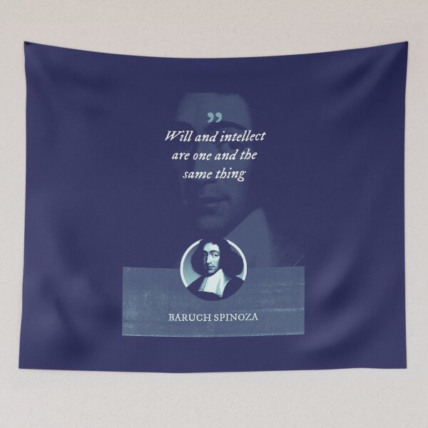 Item preview, Baruch Spinoza - Will and intellect are one and the same thing designed and sold by Syahrasi.