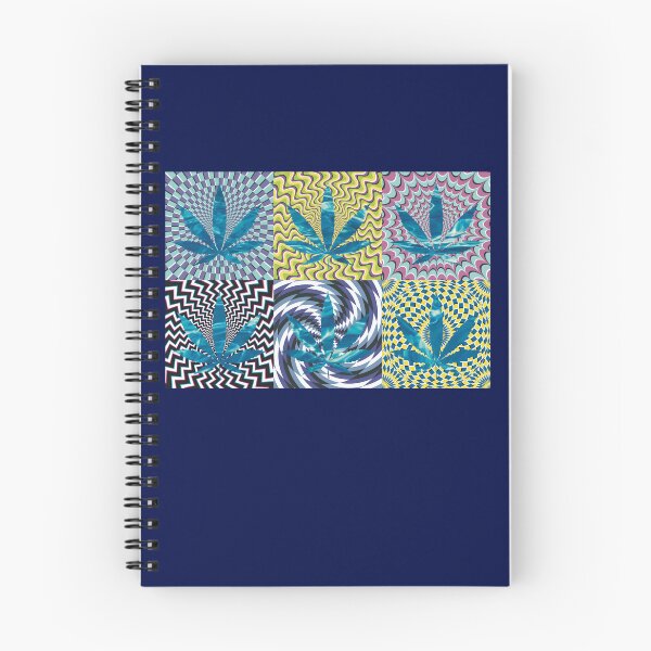 Item preview, Pot Leaf Pop Art with Retro Colorful Psychedelic Spirals with Liquid Pot Leaf designed and sold by YomeHayin.