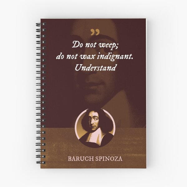 Item preview, Baruch Spinoza - Do not weep; do not wax indignant. Understand designed and sold by Syahrasi.