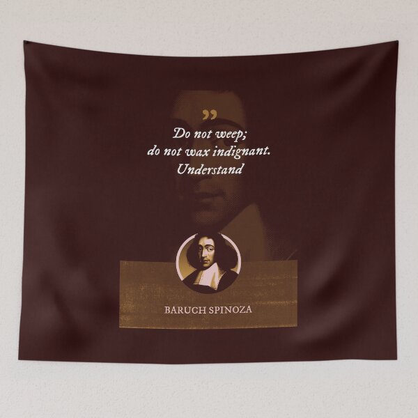 Item preview, Baruch Spinoza - Do not weep; do not wax indignant. Understand designed and sold by Syahrasi.