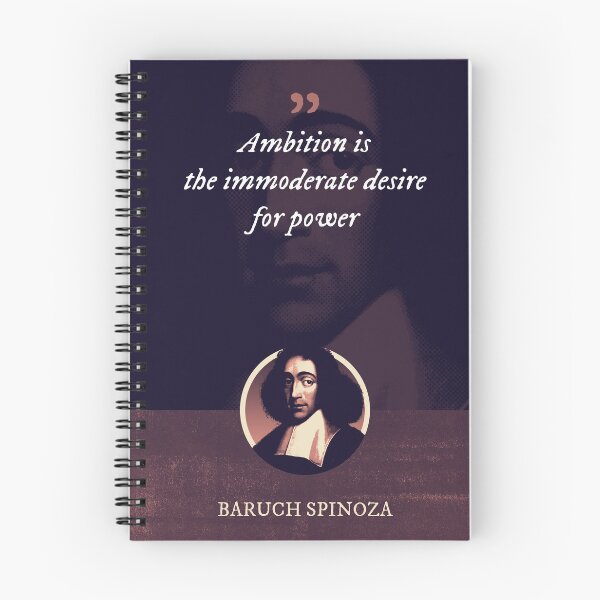 Item preview, Baruch Spinoza - Ambition is the immoderate desire for power designed and sold by Syahrasi.