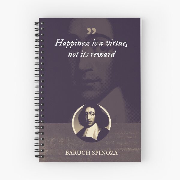 Item preview, Baruch Spinoza - Happiness is a virtue, not its reward designed and sold by Syahrasi.