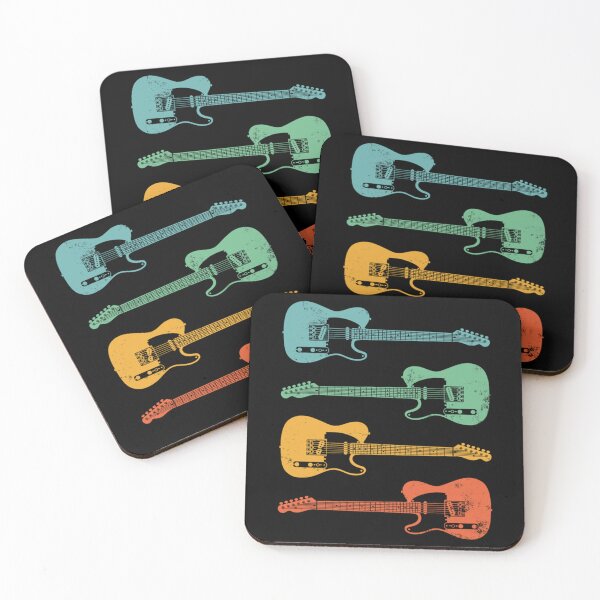 Item preview, T-Style Electric Guitar Cool Retro Colors Classic T-Shirt designed and sold by rikazr6sr1.