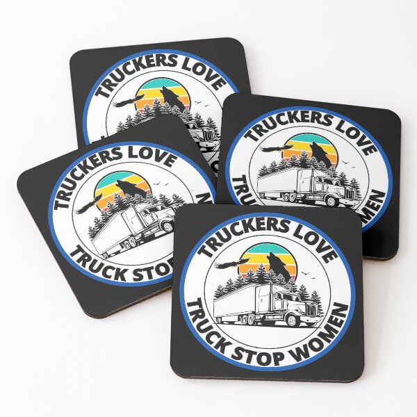 Item preview, Truckers Love Truck Stop Women Support Truckers designed and sold by RGRamsey.