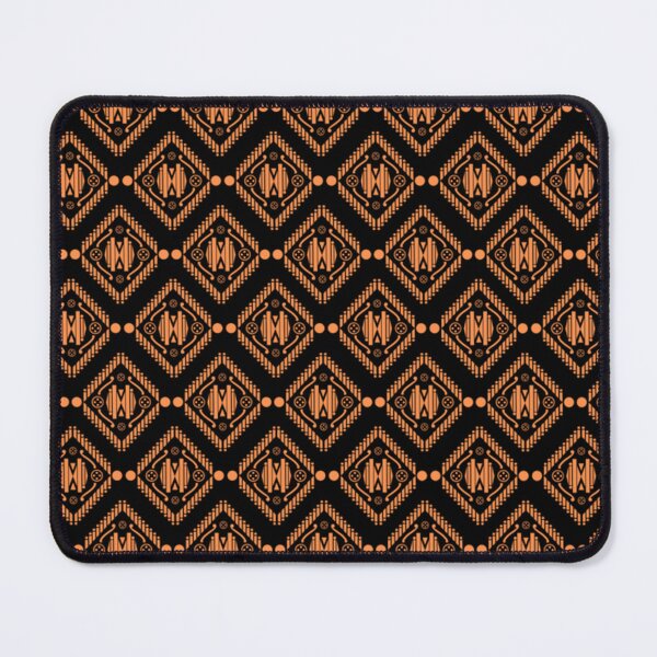 Item preview, Orange Batik Flower Art Pattern   designed and sold by ImpossibleC.