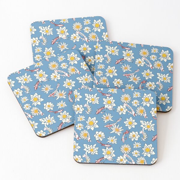 Item preview, Koi Fish and Flower Pattern designed and sold by AnnoyedMouse.