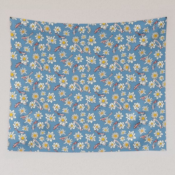 Item preview, Koi Fish and Flower Pattern designed and sold by AnnoyedMouse.