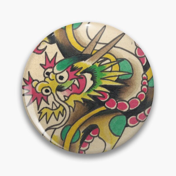 Item preview, American Traditional Dragon flash designed and sold by HailRudd.