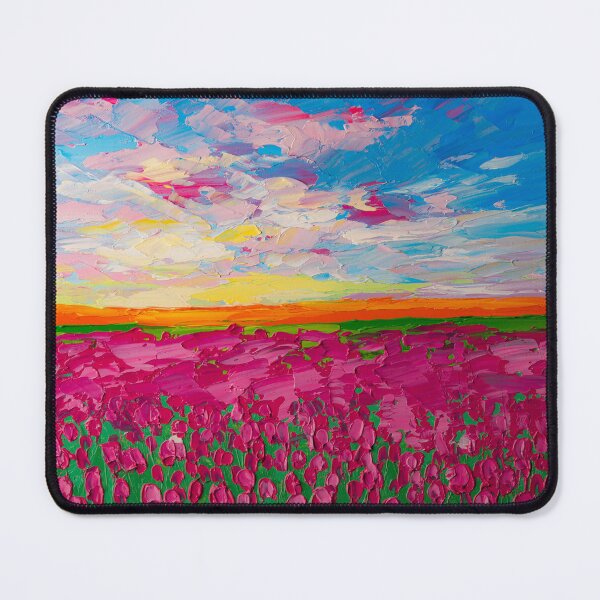 Item preview, Colorful tulip fields designed and sold by ArinasFineArt.