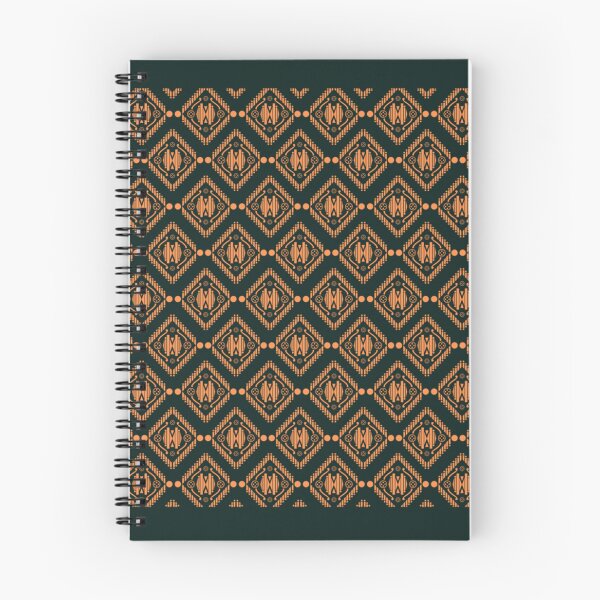 Item preview, Orange Batik Flower Art Pattern   designed and sold by ImpossibleC.
