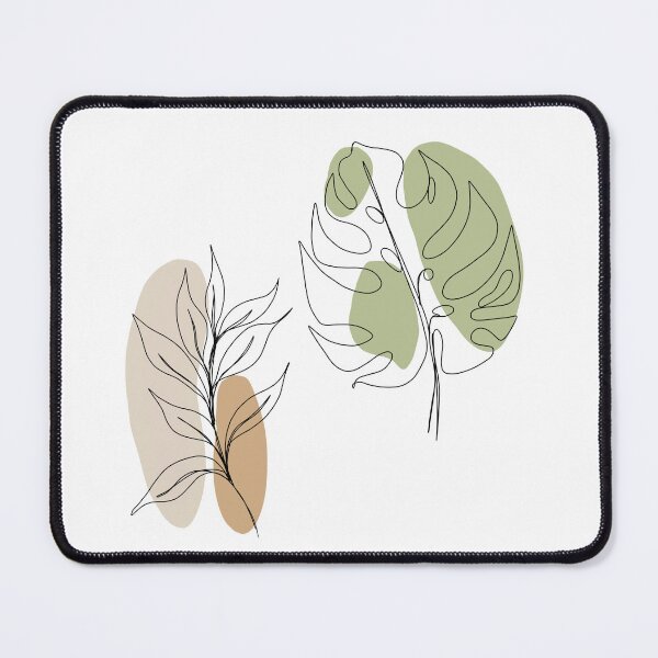 Item preview, set line art tropical leaf and twig with leaves. Minimalistic line drawing. leaf line art. Botanical drawing illustration by hand. designed and sold by Sunshine2504.