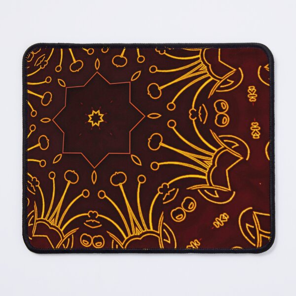 Item preview, Perspective of Pistil and flower batik Pattern,  floral art pattern with Luxury brown style   designed and sold by ImpossibleC.