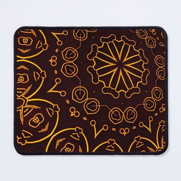 Item preview, Perspective of Pistil and flower batik Pattern, floral art pattern with Luxury brown style designed and sold by ImpossibleC.