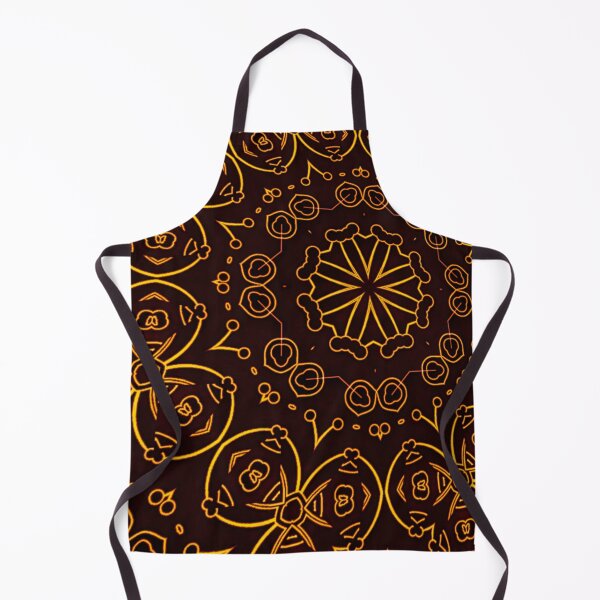 Item preview, Perspective of Pistil and flower batik Pattern,  floral art pattern with Luxury brown style   designed and sold by ImpossibleC.