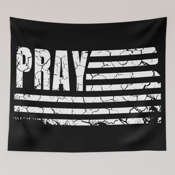 Item preview, The Prayer Flag! 2 distressed  designed and sold by KingsManKind.