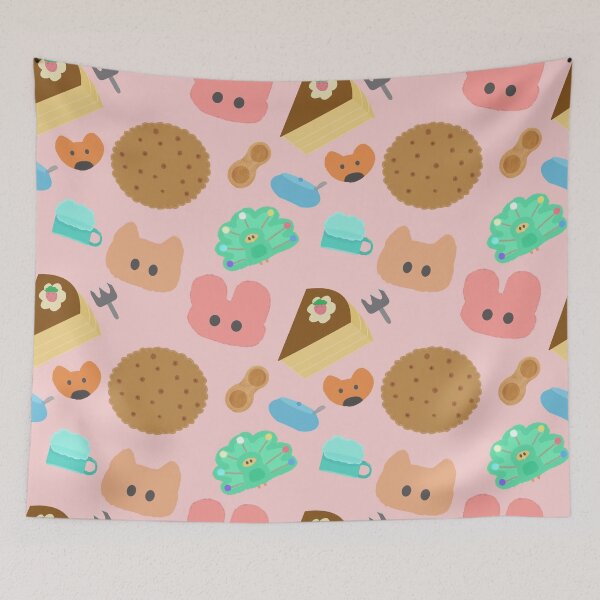 Item preview, Little Animals Tea Party Pattern designed and sold by MILdecals.