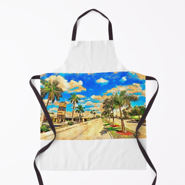 Item preview, Downtown Cape Coral - digital painting with vintage look designed and sold by NickoPrints.