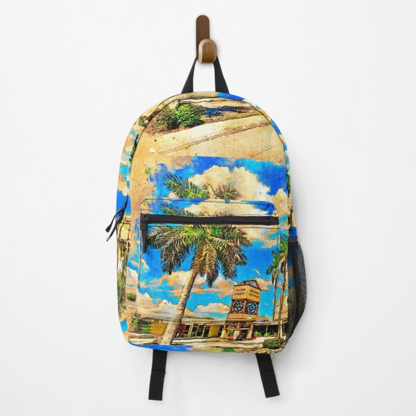 Item preview, Downtown Cape Coral - digital painting with vintage look designed and sold by NickoPrints.