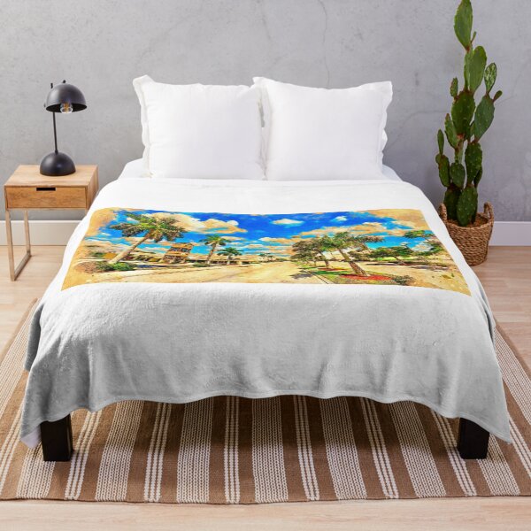 Item preview, Downtown Cape Coral - digital painting with vintage look designed and sold by NickoPrints.