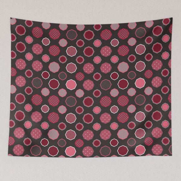 Item preview, Geometric, octagon, diagonal lines, polka dots, modern design designed and sold by Svitac.