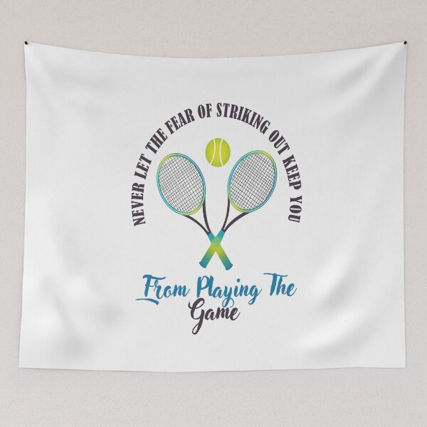 Item preview, Never Let The Fear Of Striking Out Keep You From Playing The Game designed and sold by adeleqo.