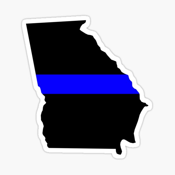Thin Blue Line American Flag Magnetic Money Clip