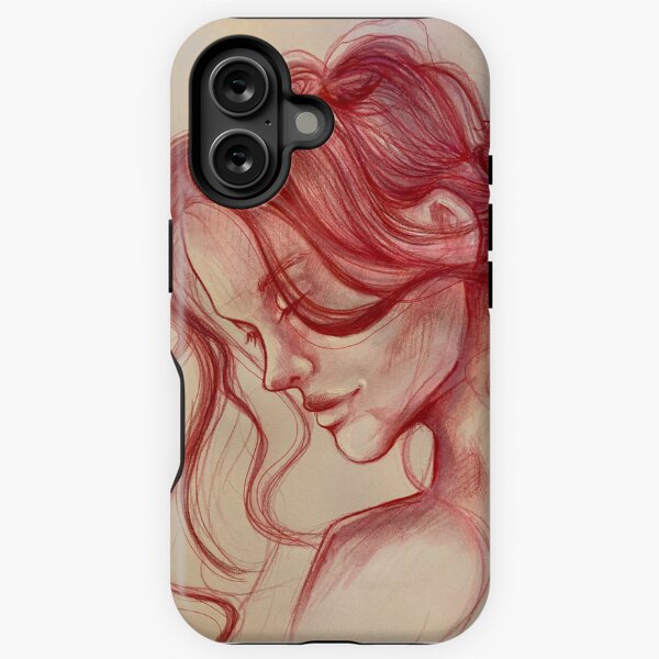 Item preview, Portrait woman red designed and sold by SaharaaDraws.