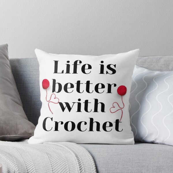 Item preview, Life Is Better With Crochet Funny Design Mom Gift designed and sold by YURISPACE.