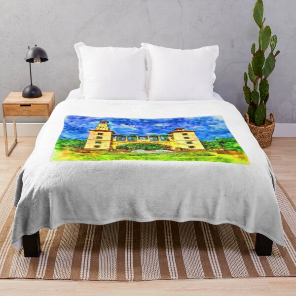 Item preview, Hialeah Fountain and Entrance Plaza Park - pen and watercolor designed and sold by NickoPrints.