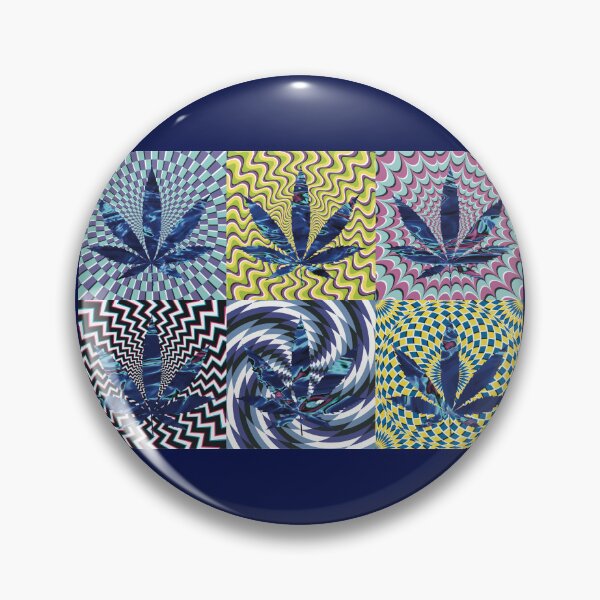 Artikelvorschau, Pot Leaf Pop Art with Retro Colorful Psychedelic Spirals with Trippy Liquid Pot Leaf entworfen und verkauft von YomeHayin.
